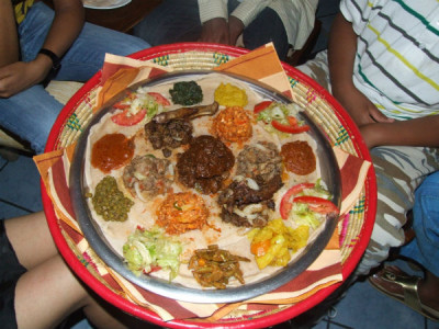 Ethiopisch gerecht / Ethiopian dish