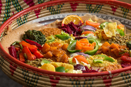 Ethiopisch veganistisch gerecht / Ethiopian vegan dish