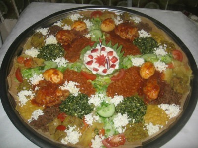 A frequently ordered dish from the menu: Addis Ababa Special A frequently ordered dish from the menu: Addis Ababa Special