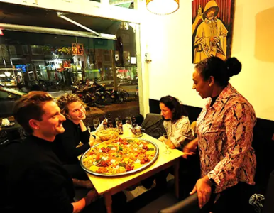 uitleg over Ethiopisch gerecht / explanation of Ethiopian dish